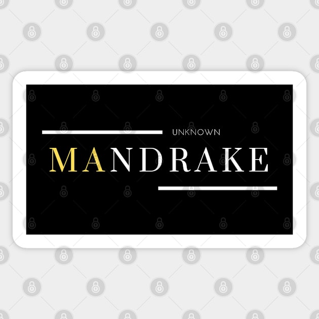 Minimalist Exotic Plant Design: Natural and Sophisticated Style  - Mandrake Sticker by UNKNOWN COMPANY